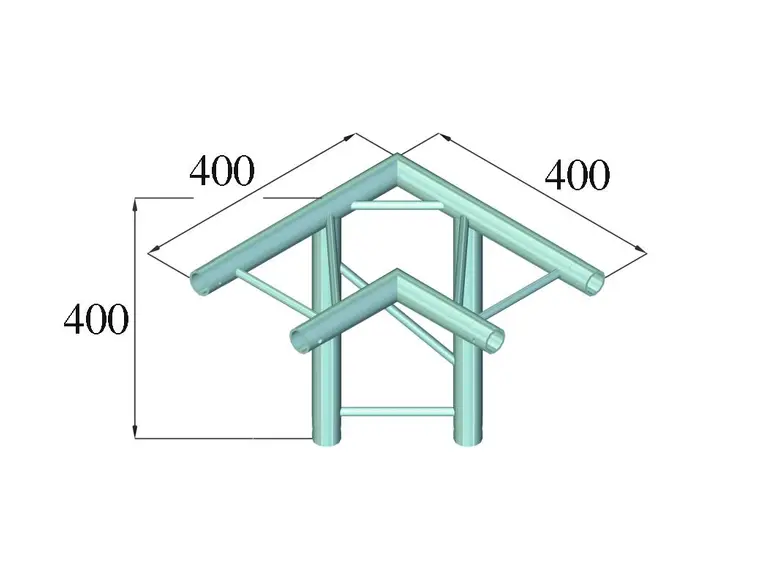 ALUTRUSS DECOLOCK DQ2-PAL31H 3-way corner 90° 
